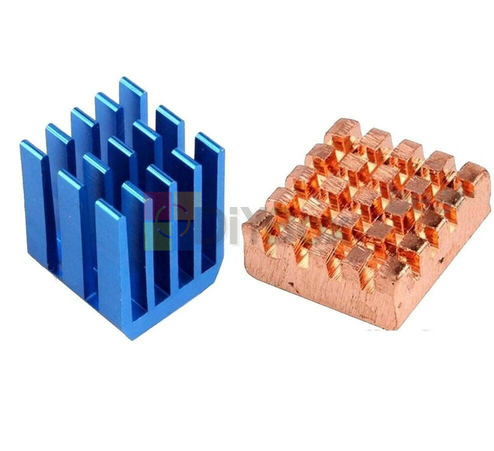 Copper Aluminium Cooling Heat Sink Fan Kit For Raspberry Pi 3 Raspberry Pi 2 B+