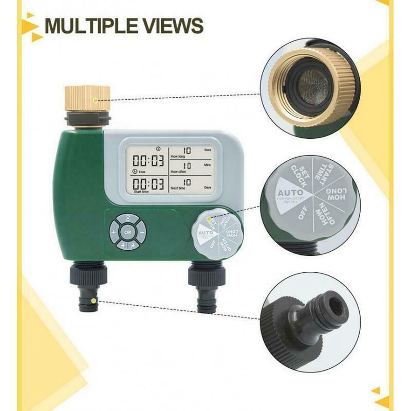 Automatic Water Timer Kit Outdoor Garden Timer Waterproof Irrigation Tool
