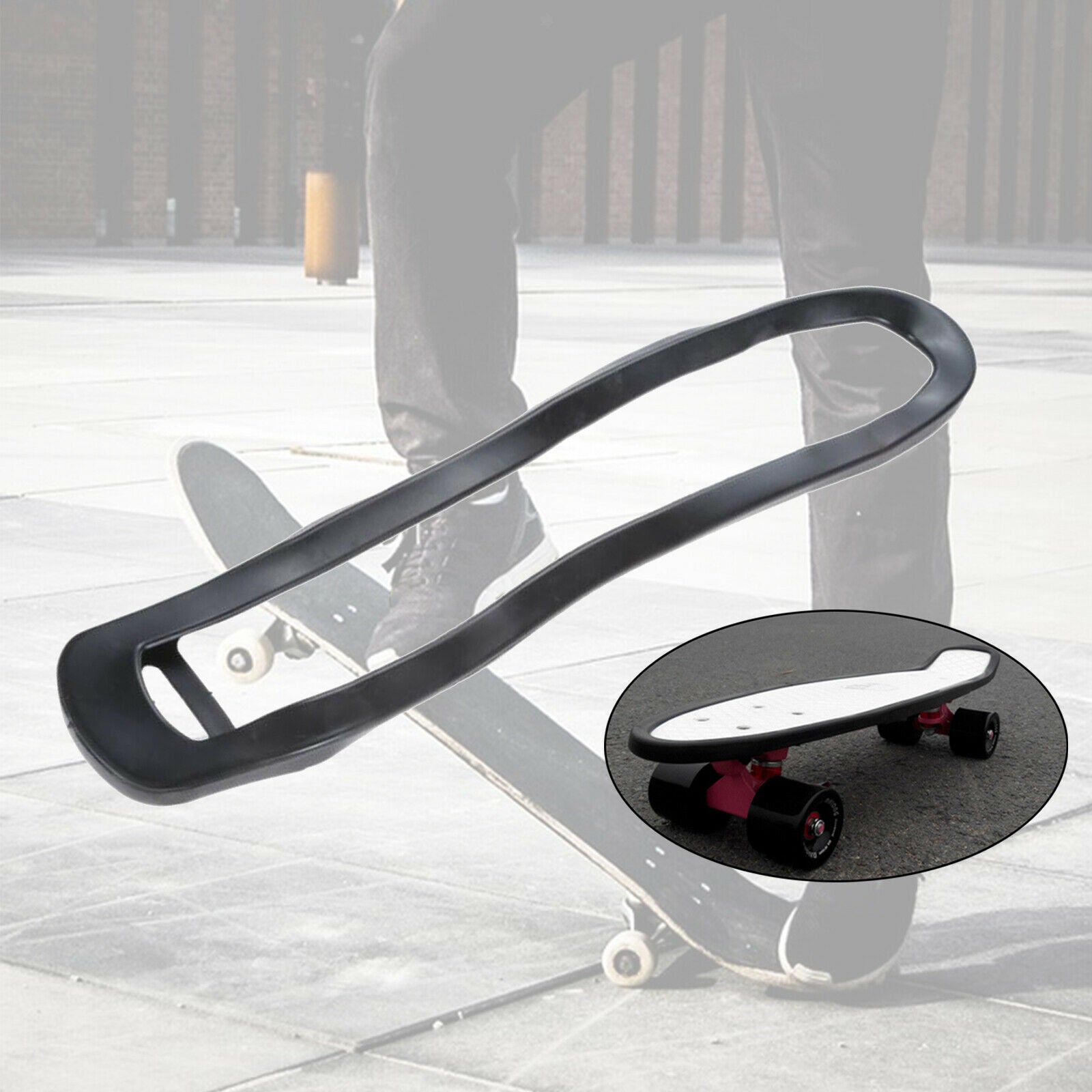 Longboard Nose Guard with excellent grip and shock-absorbing rubber for