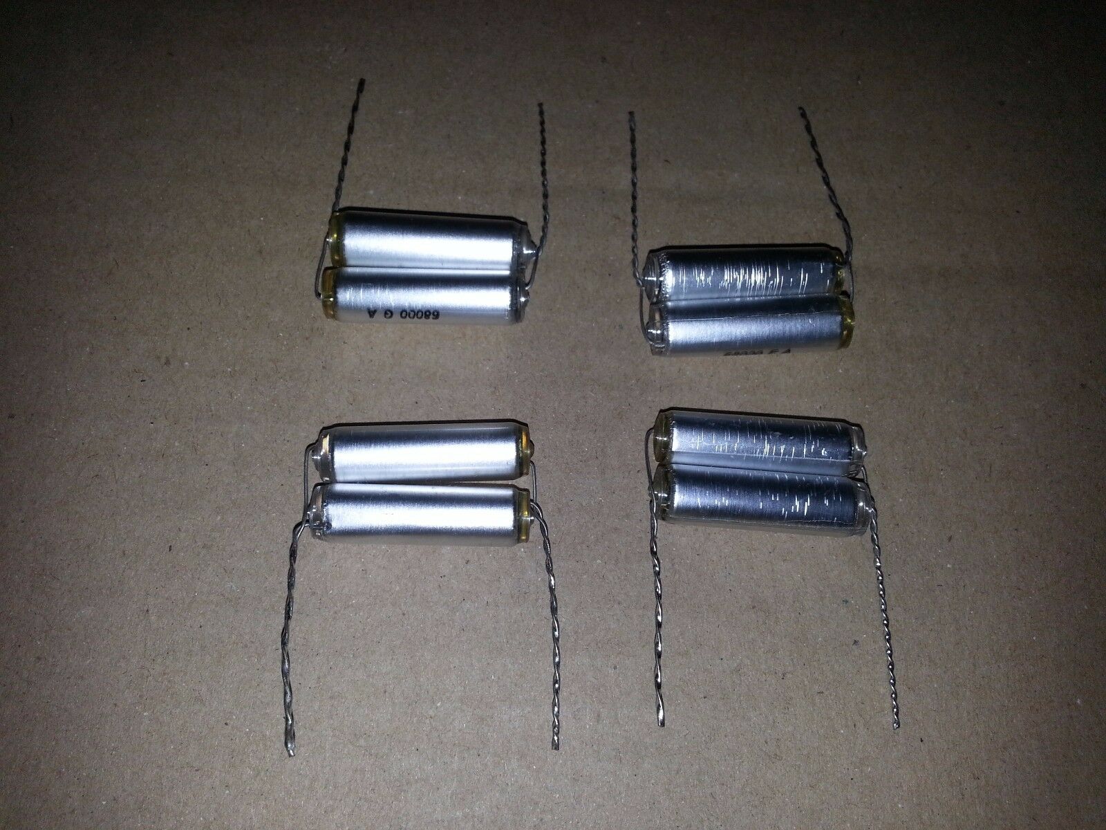 4pcs NOS 68000pF 63V 68nF 63V 2% PRECISION HIEND LOWLOSS POLYSTYRENE AUDIO CAPS!
