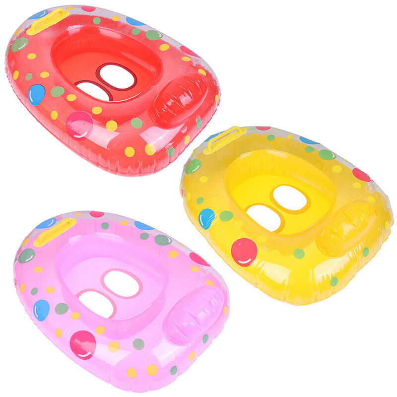 Summer Kids Baby Inflatable Seat Swim Ring Pool Aid Trainer Swim Float boat SJ