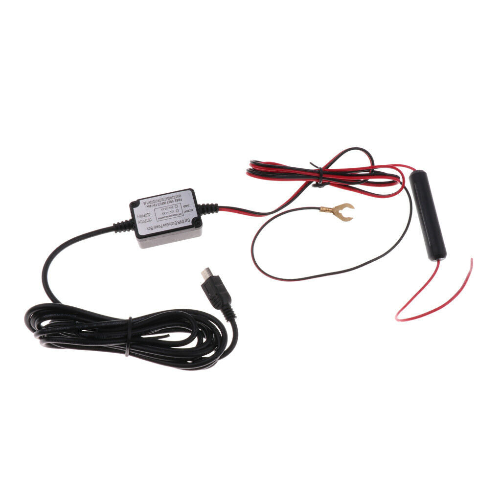 300cm Dash Cam Hardwire Kit DVR Car Chager for USB Mini 0806 0805 0803