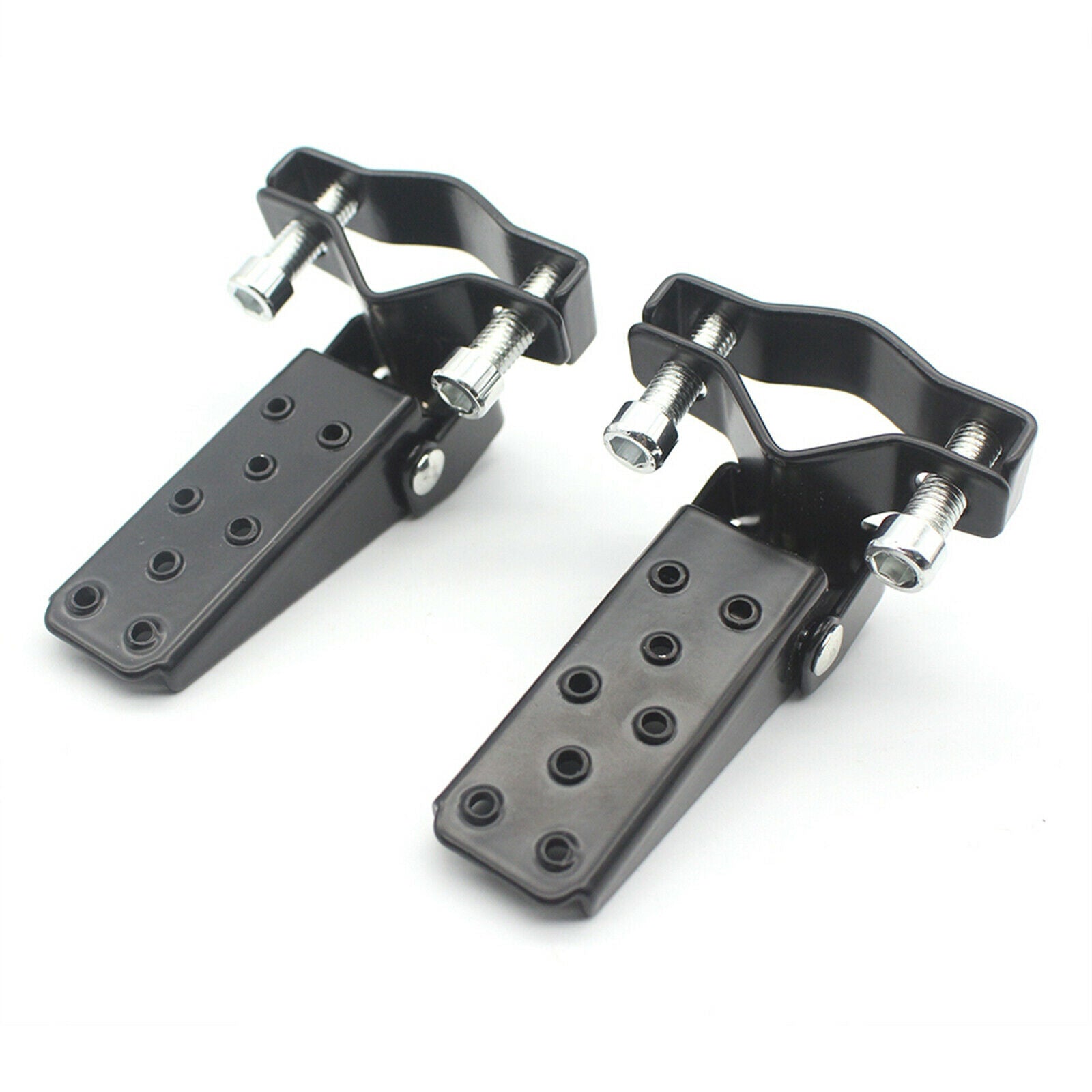 1Pair Universal 25mm-30mm Motorcycle Metal Footrests Pedals Spare Parts