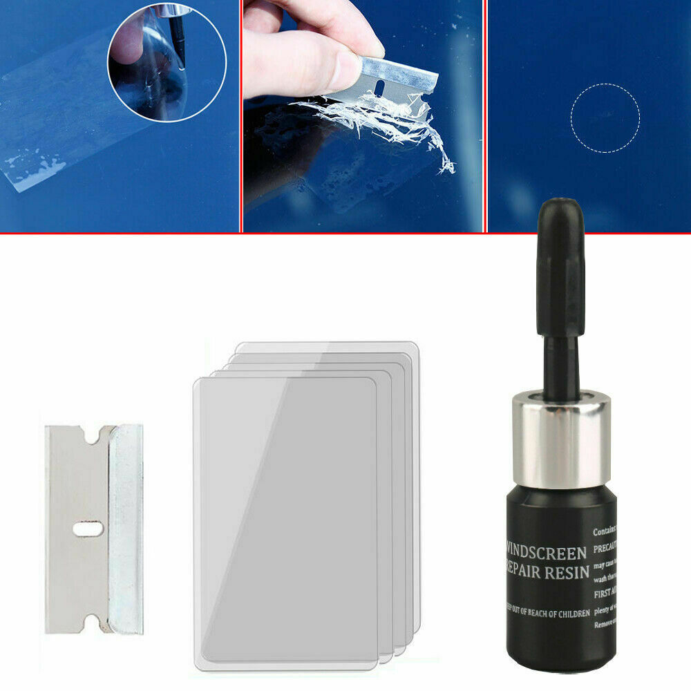 Cracked Glass Repair Kit Windshield Kits DIY Car Window Tools Glass Scratch Hot