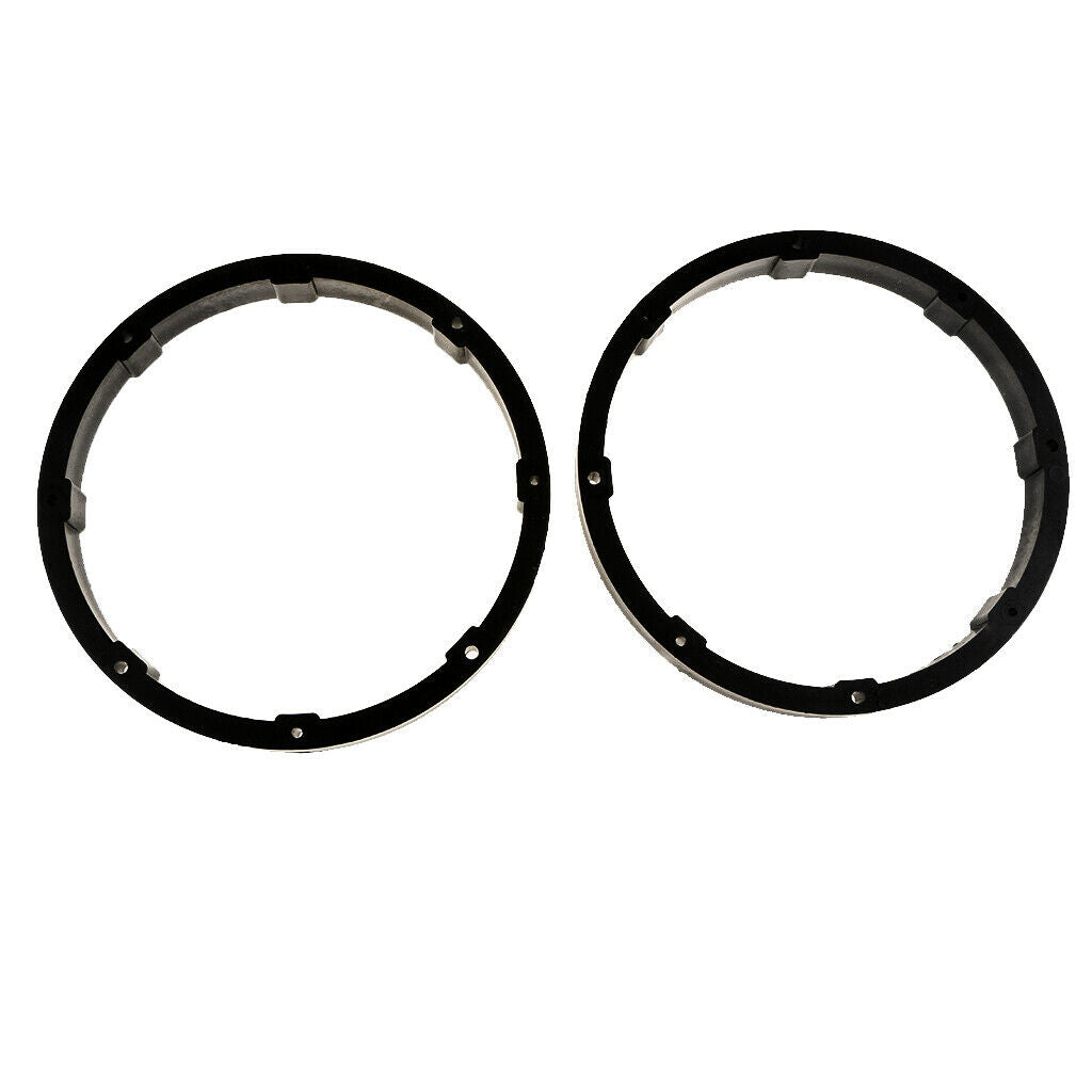 2 Pieces Plastic 6.5" Outside Dia Car Speaker Spacers Mat Solid