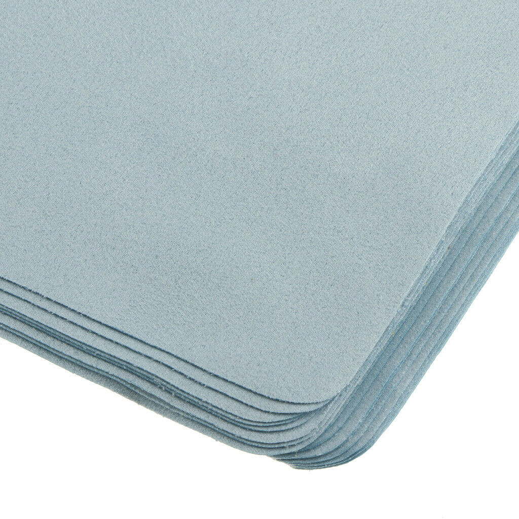 20 Pieces Microfiber Glasses Screen Lens Eyewear Cleaning Cloth Blue