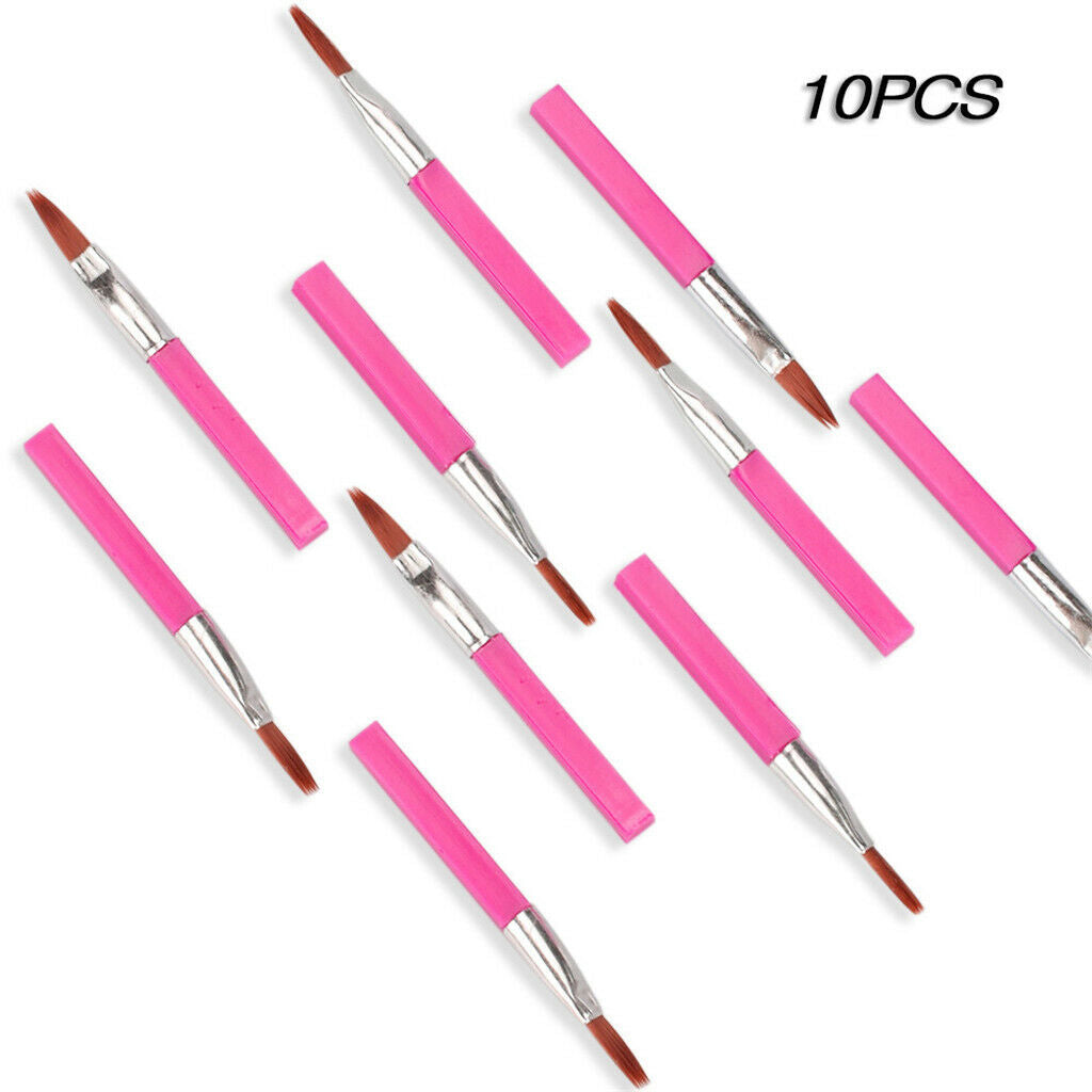 10 Pieces Disposable Lip Eyeliner Brush Wands Applicator Make Up Tool