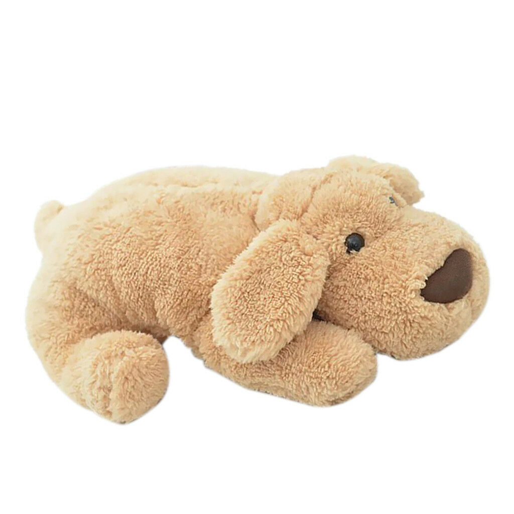Brown Plush Dog Tissue Box Cover Puppy Holder Home Organizer Car Decor 42cm