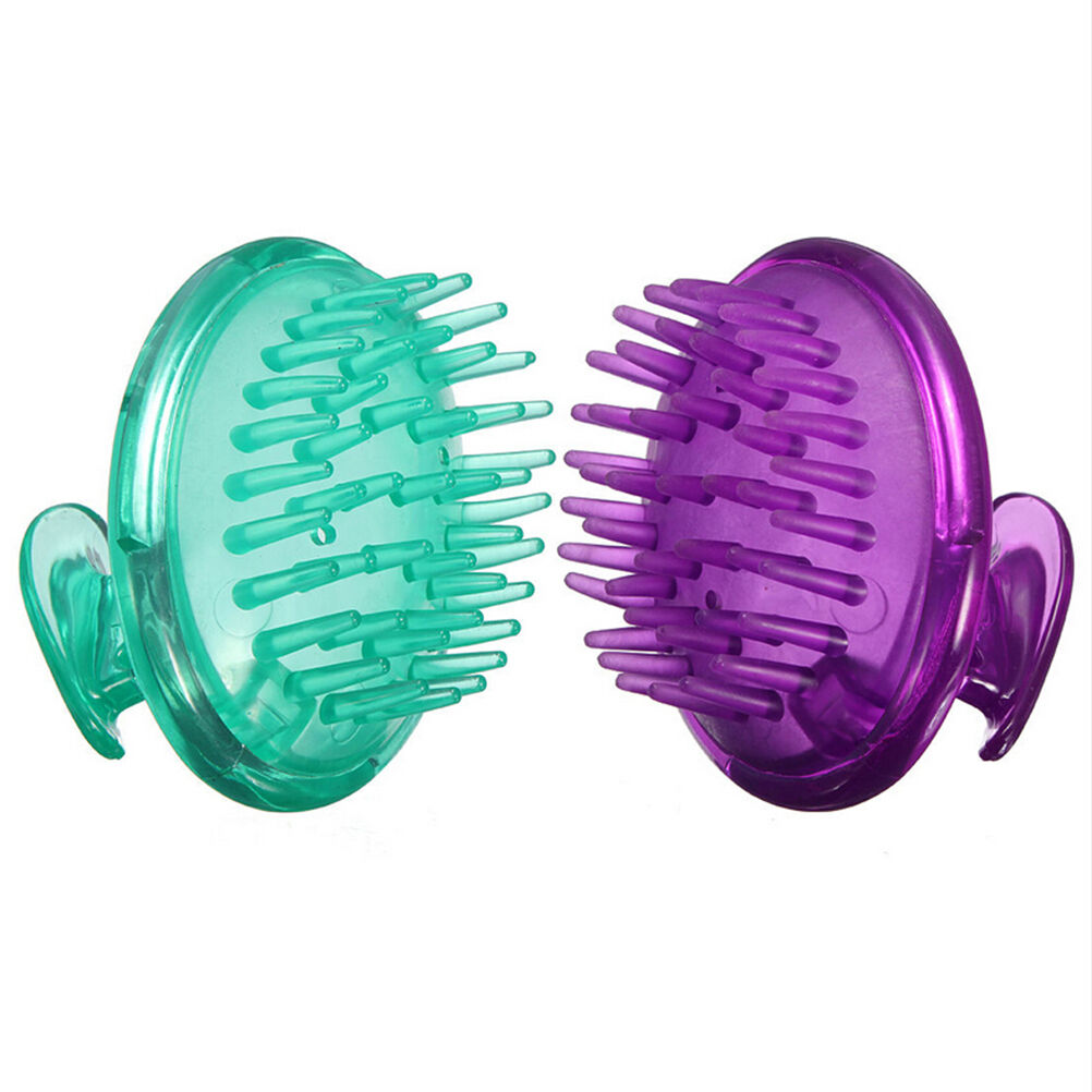 Shampoo Brush Scalp Clean Massage Hair Head Care Salon Massager Com.l8