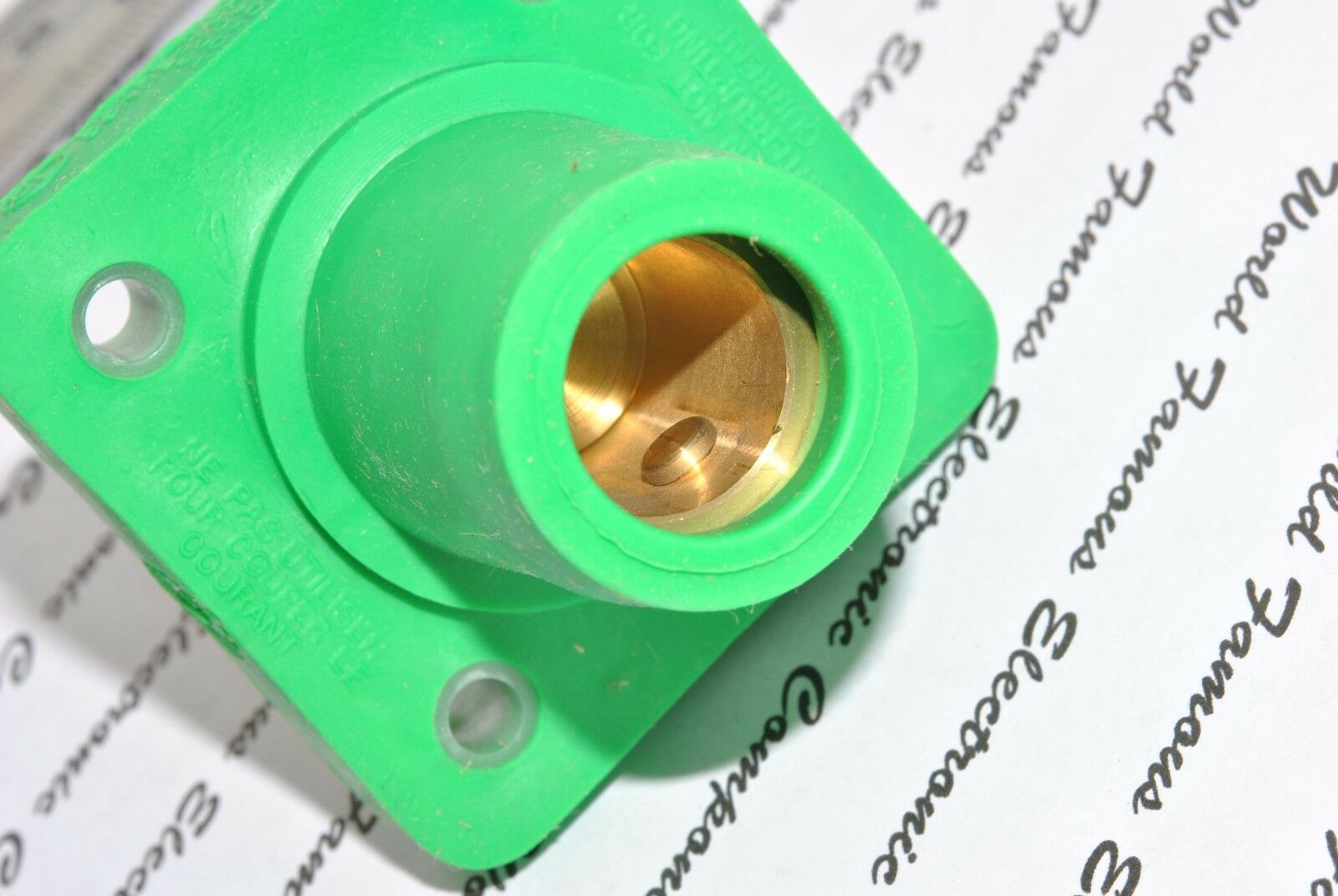 1pcs - COOPER CROUSE-HINDS E1016-1729 CAM-LOK CONNECTORS GREEN FEMALE 600V 400A