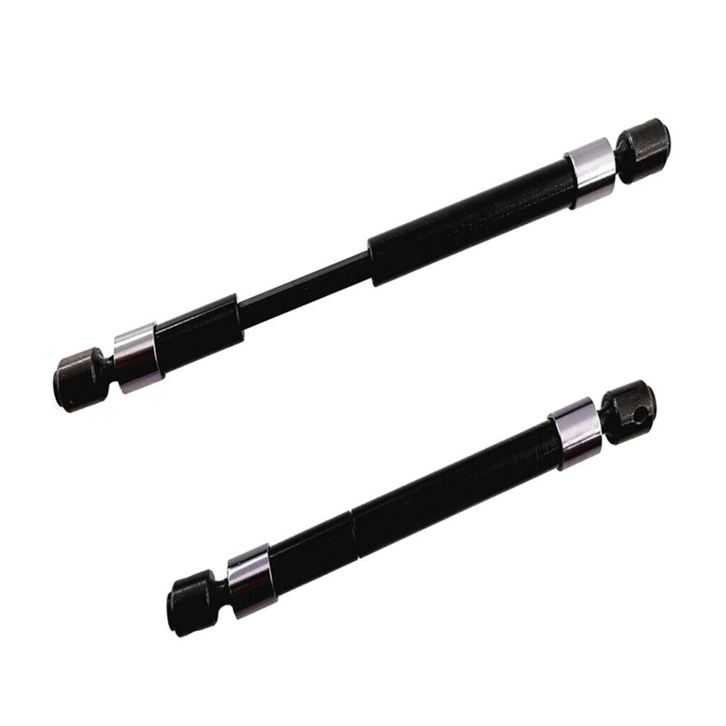 2 Pack RC Drive Shafts Parts for SCX10 II 90046 90047 Parts Accessory Black