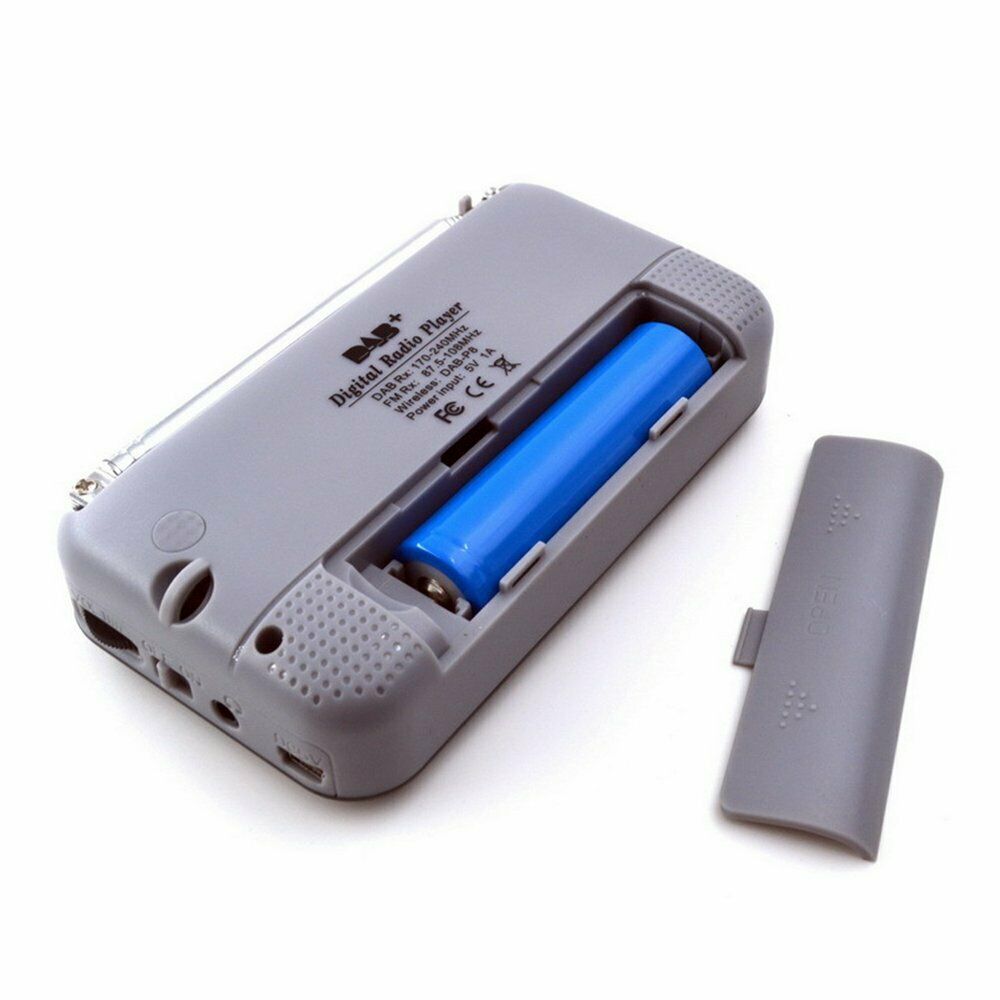 Portable Rechargable DAB/DAB+/FM Bluetooth Digital Radio Receiver P8 USB Cable