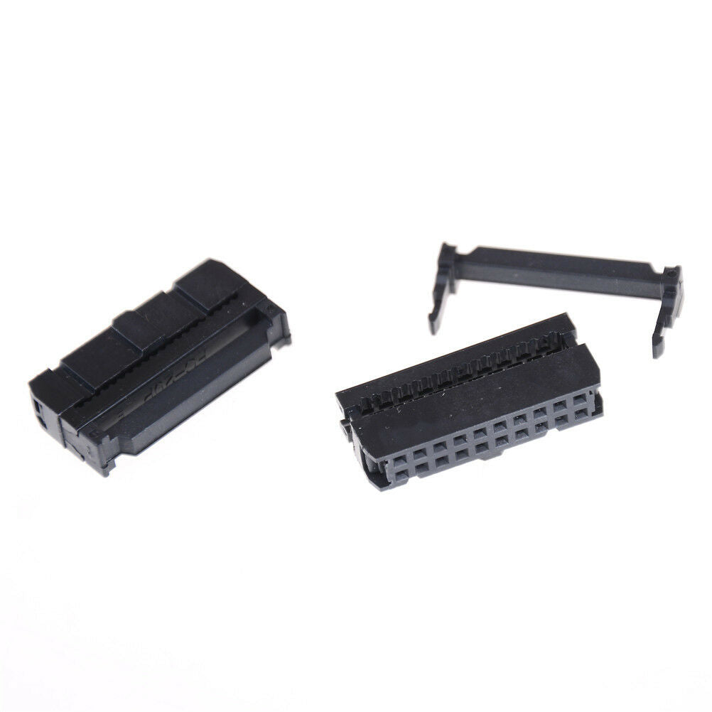 20x 2x10 2.54 Pitch IDC FC-20 Pin Female Wire Header Connector For Flat C.l8