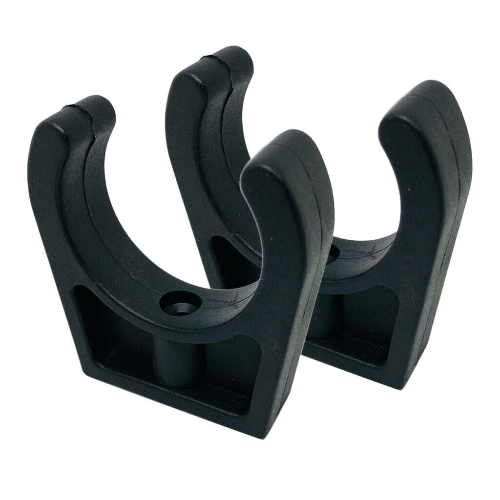 2x Boat Storage Clip for Ladder Paddle Pole Light Hook Storage Clip Black