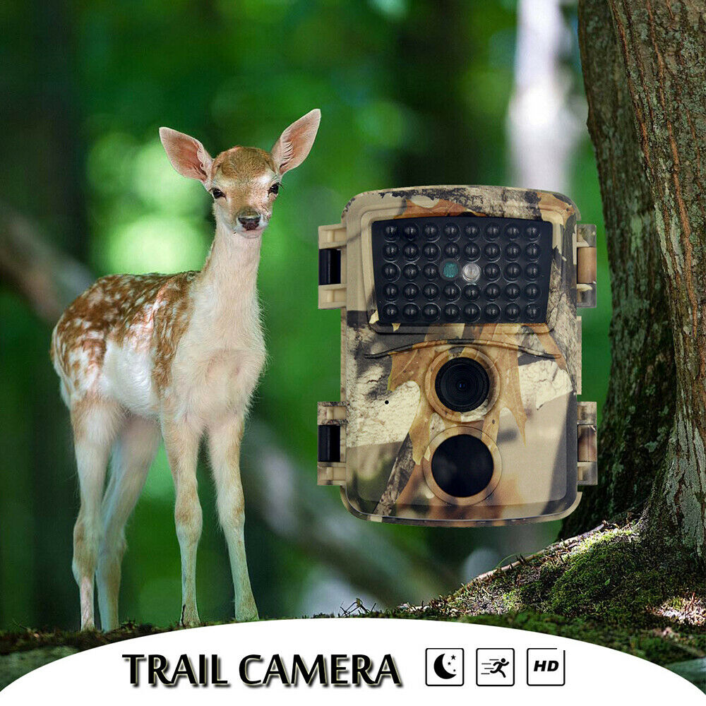 Mini Trail Camera 12MP HD Infrared Hunting Game Camera with Night Vision HQ LIN