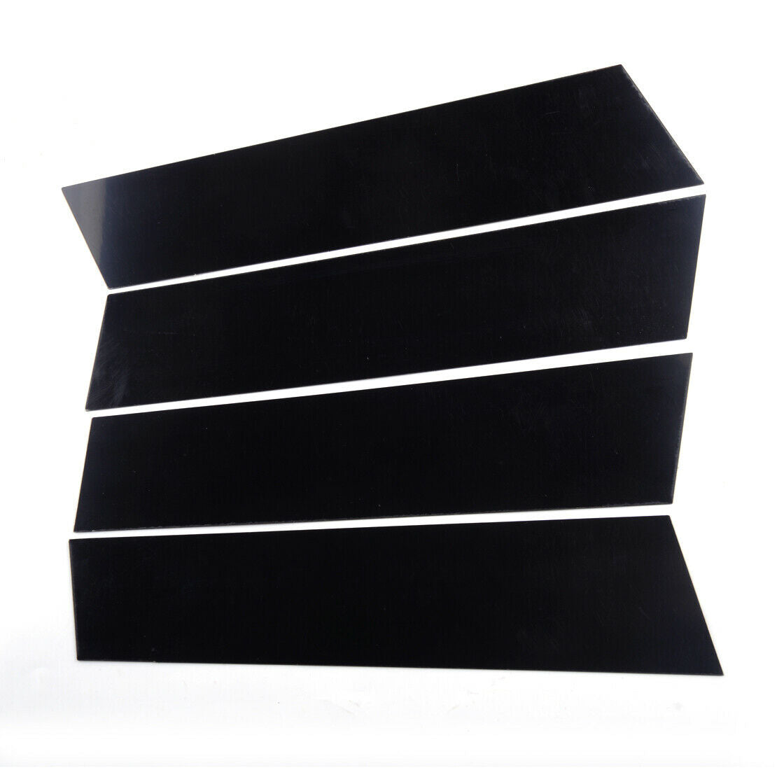 Black Door Window Pillar Post Cover Trim Set Fit For Mazda 3 Axela 14-17