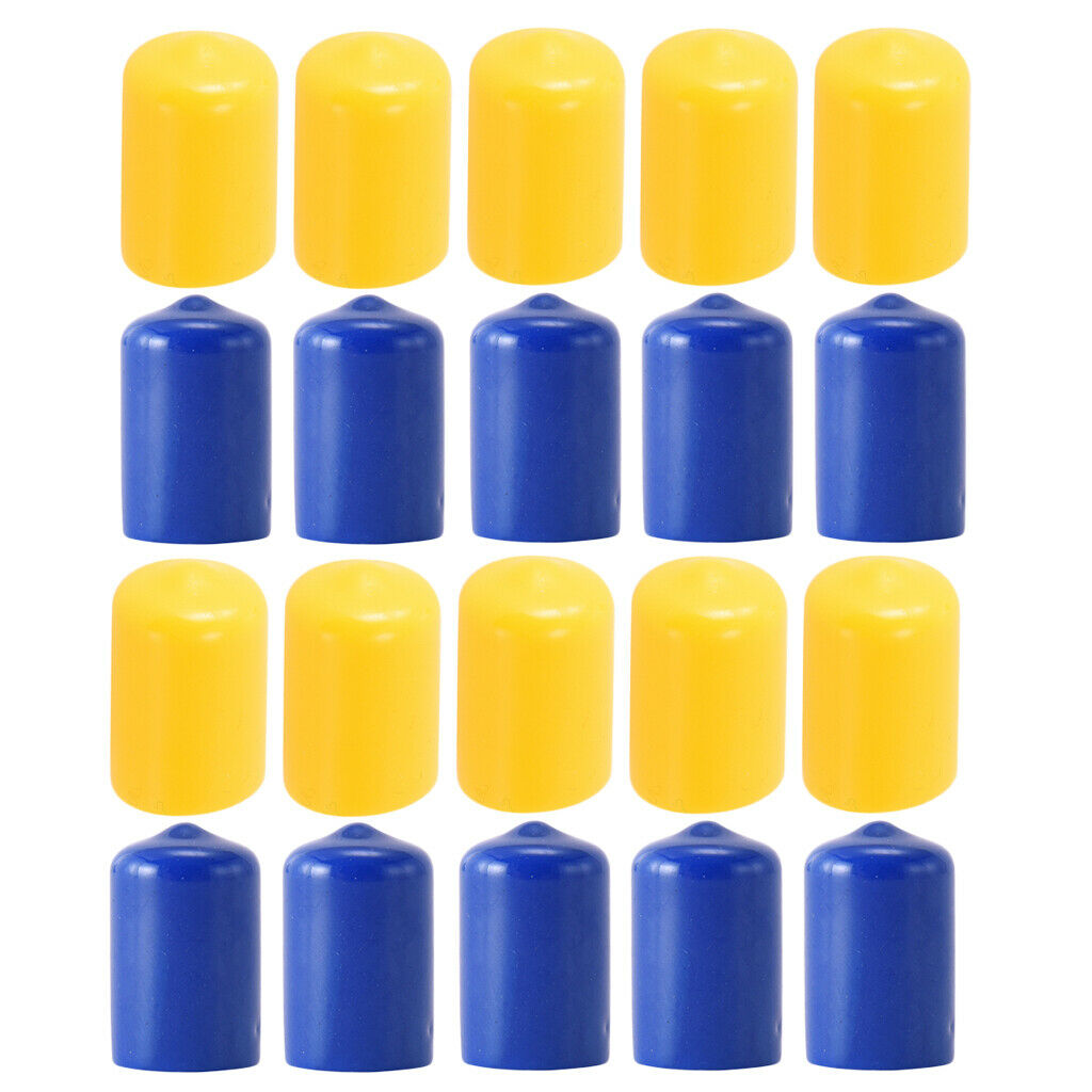 20 Pieces Durable Pool Cue Protector Billiards Equipment, 5" Inner Diameter