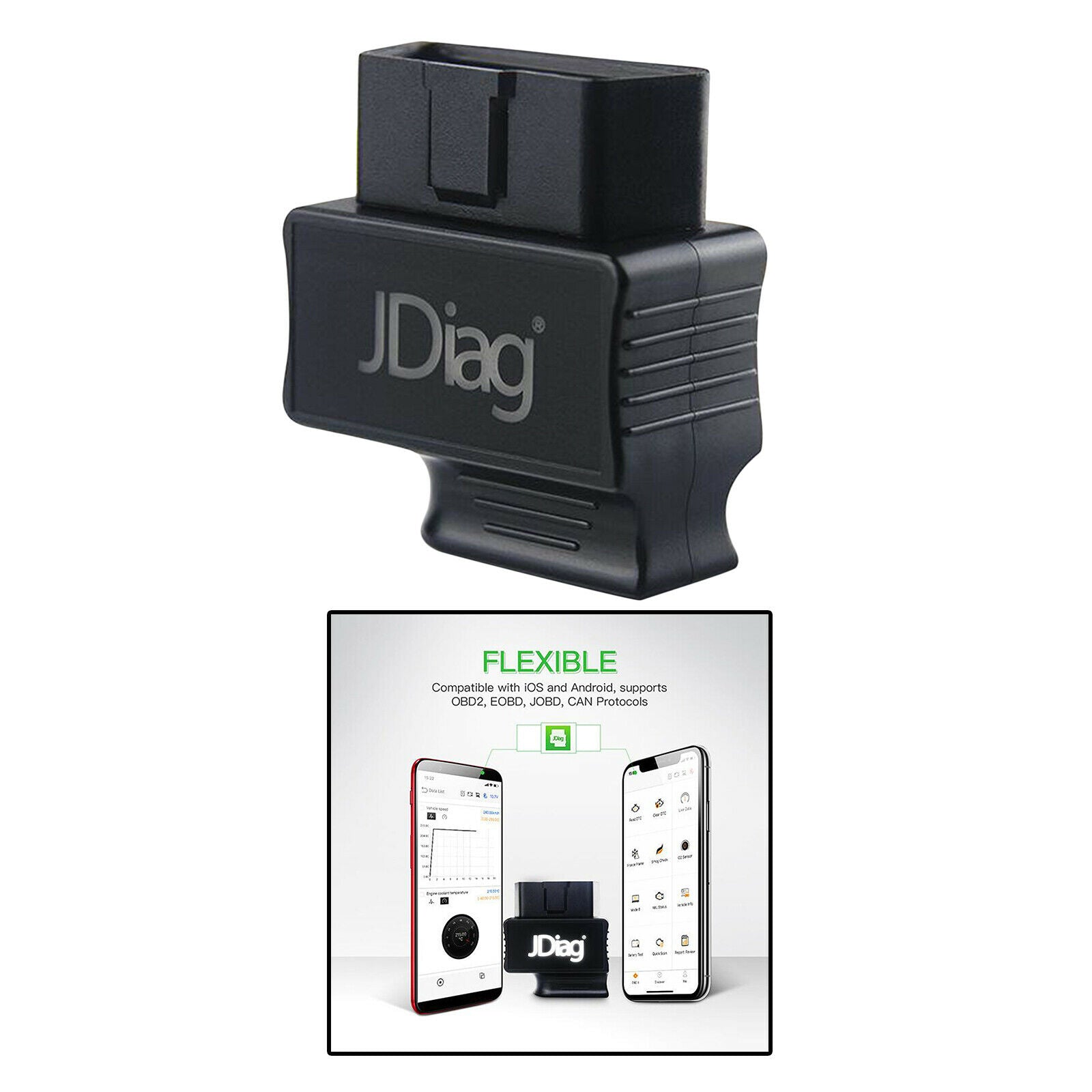 Universal Vehicle Code Reader Auto Diagnostic Check Engine fits for All OBDII