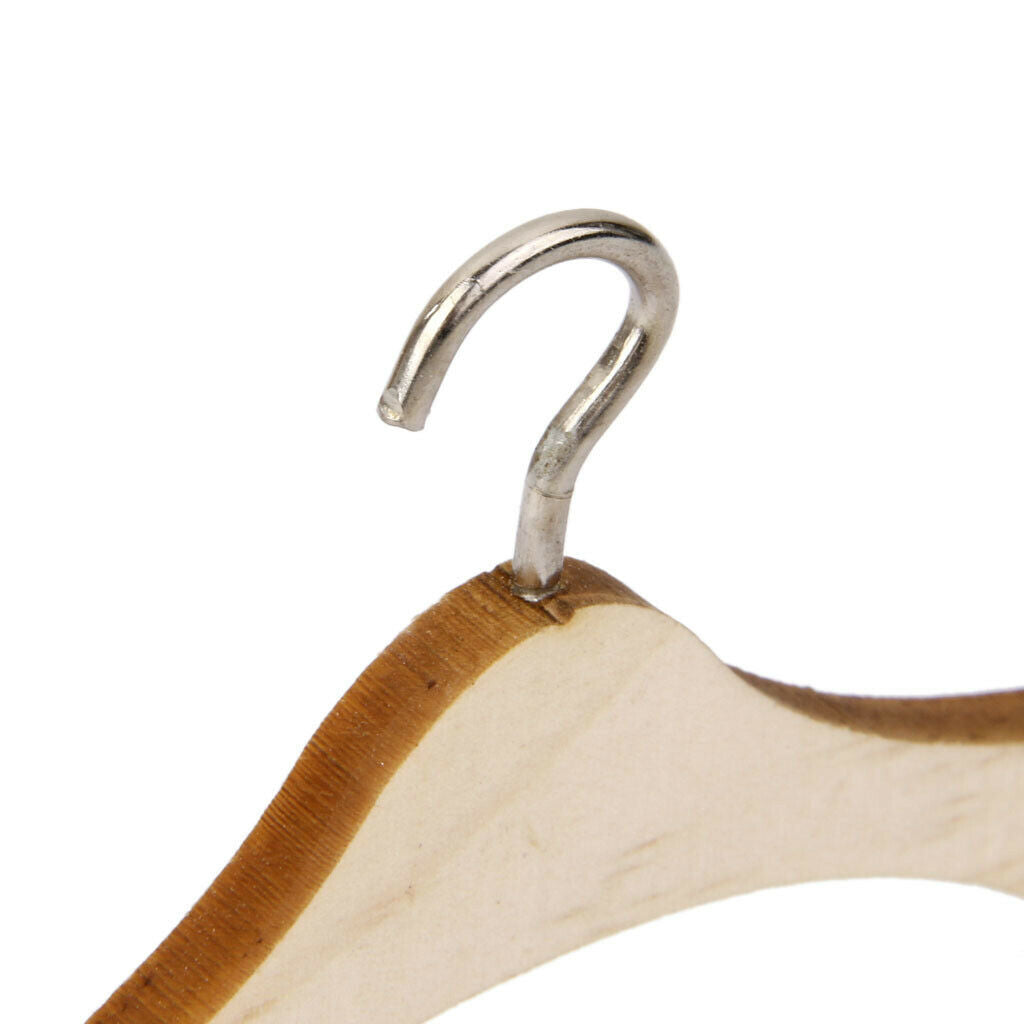 Wooden coat rack coat rack clothes rail & 10 metal hooks