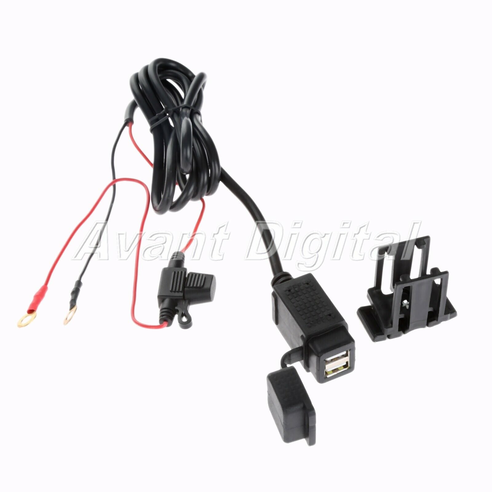 12V 2.1A USB Charger Socket Adapter Power Outlet Waterproof for Motorcycle Car