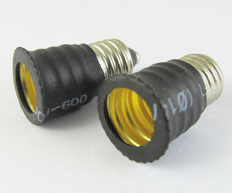 50pcs LED Light Bulb Lamp Converter E11 Male To US E12 Female Candelabra Socket