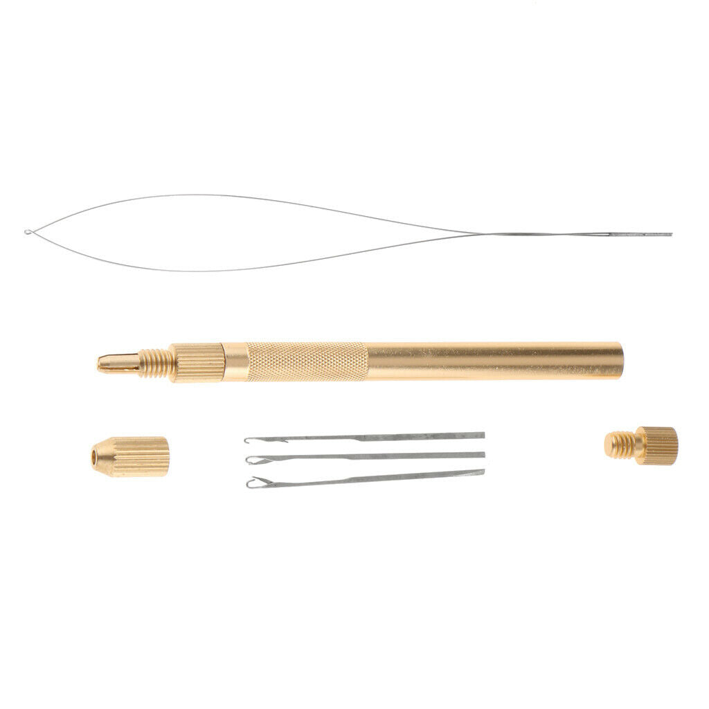 Lace Wig Ventilating Holder+3PCS Different Crochet Hooks Needles Kit