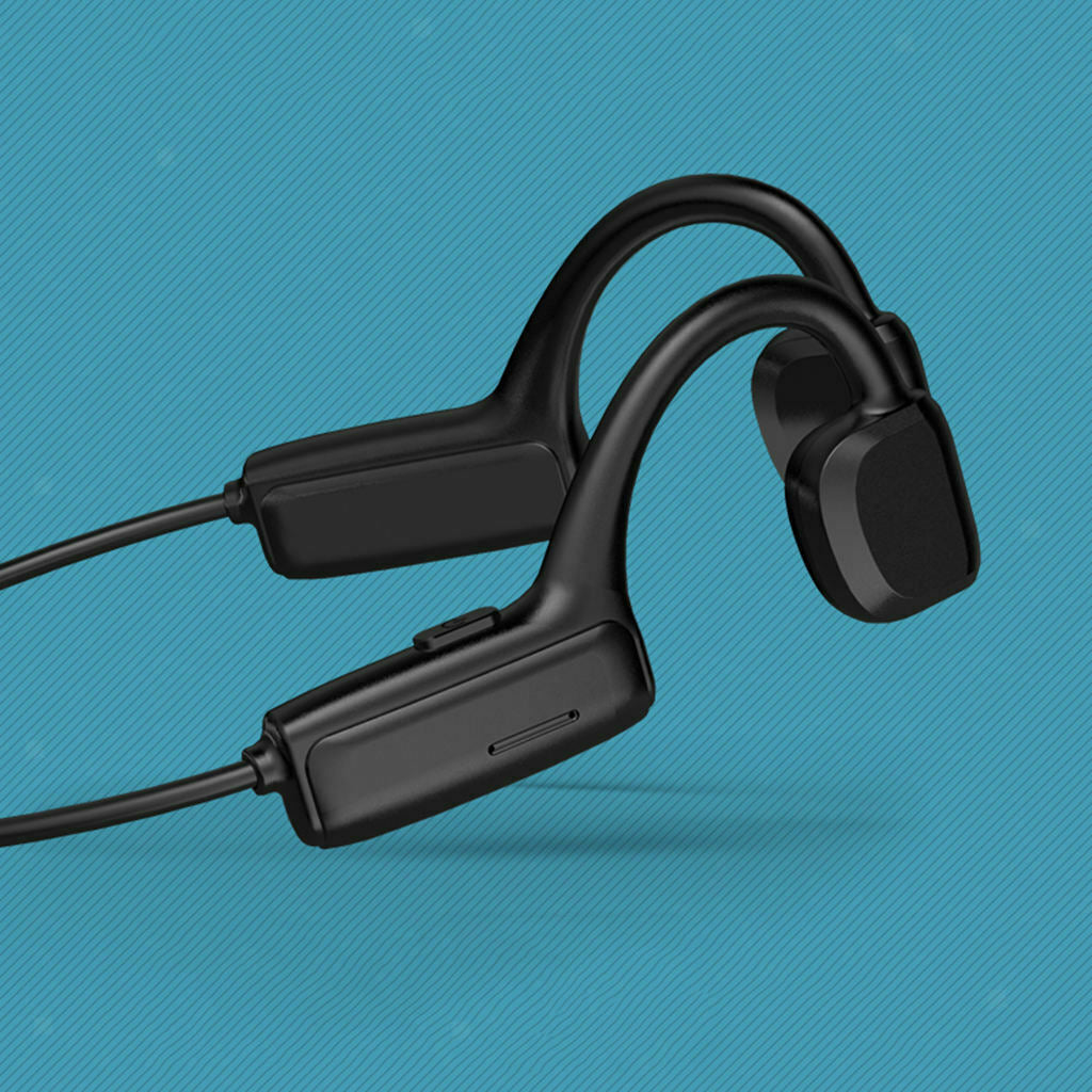 Bone Conducting Headphones Bluetooth 5.1 With Microphone Open Ear Sports