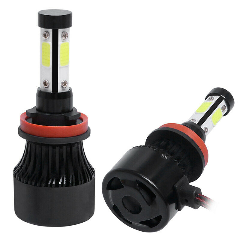 4 Sides  H8 H9 H11 2000W 300000LM LED Headlight Bulbs Conversion Kit 60 jbBK SJ