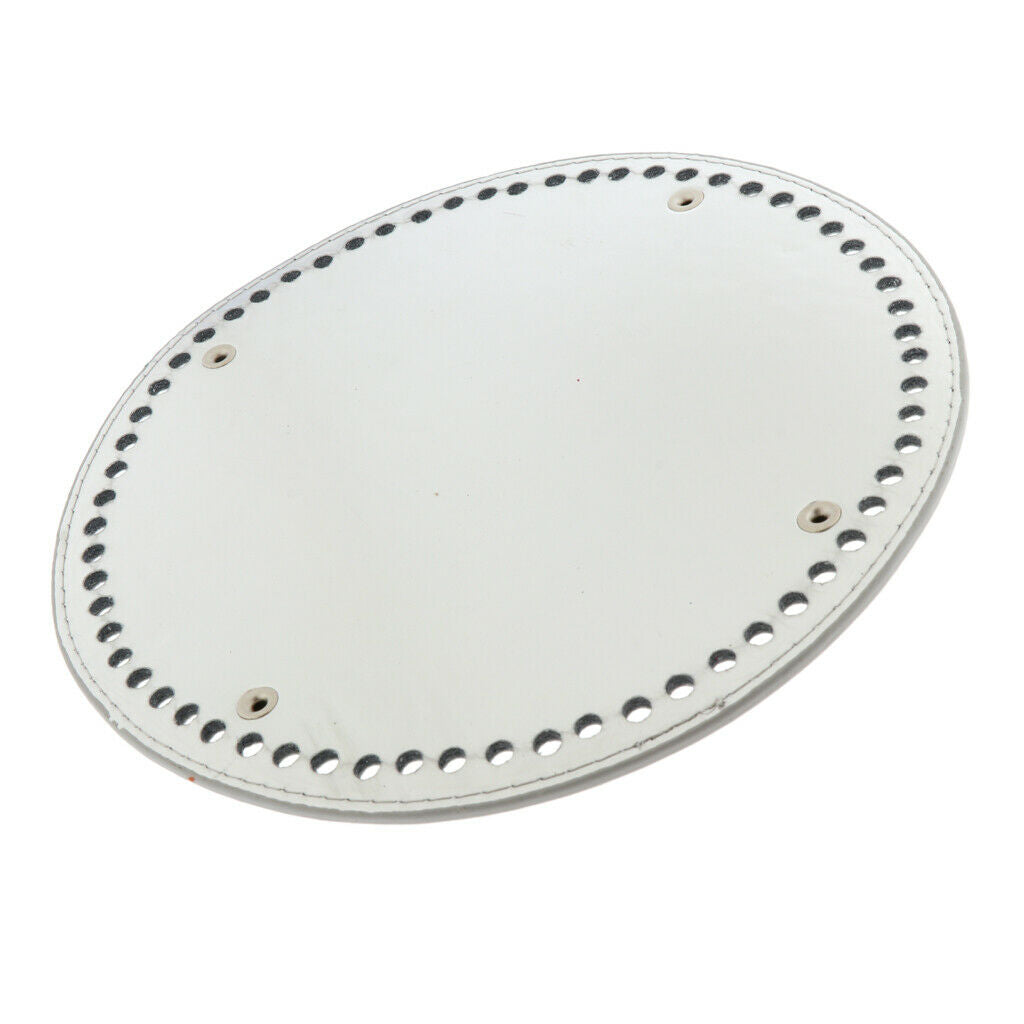 2x Tote Round Insert Bag Bottom Cushion Base Pad For DIY Bag Making 64 Holes