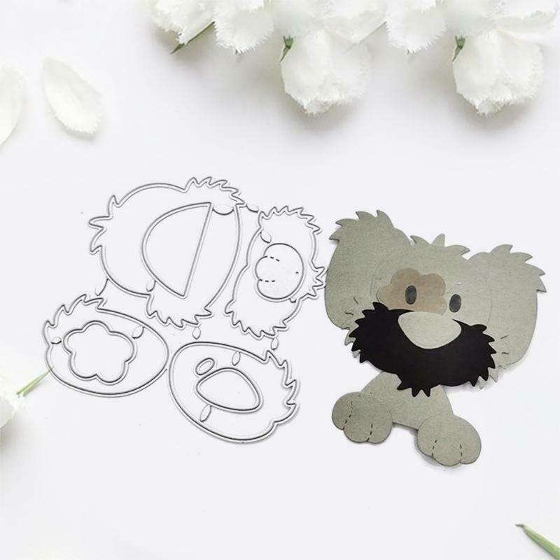 Dog Metal Cutting Dies Stencil Scrapbooking DIY Album Stamp Paper Card Mold Art
