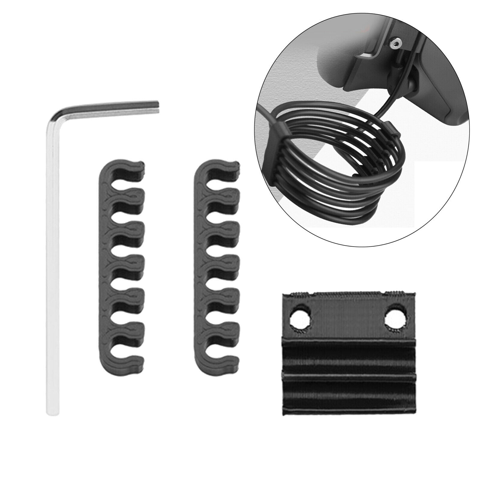 Drone Flying Power Charge Data Cable Fixed Holder Bracket For DJI FPV