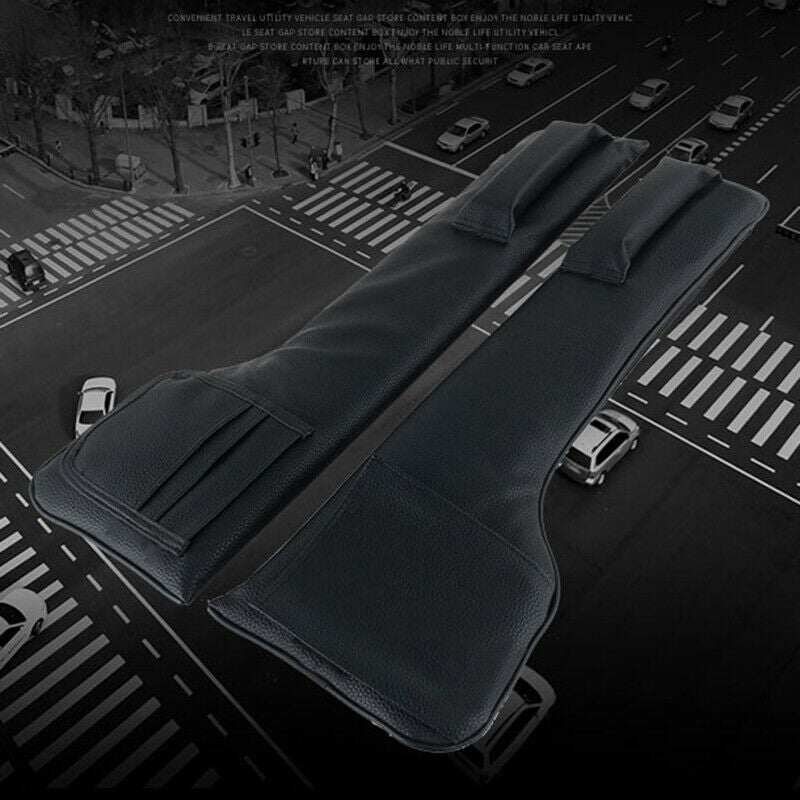 Car Seat Space Filler Pockets PU Leather Auto Seats Leak Stop Pad Soft PaddingG7