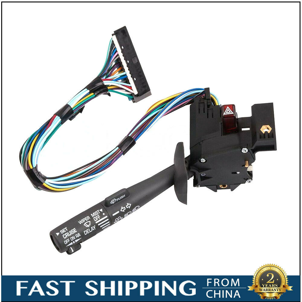 Windshield Wiper Arm Turn Signal Lever Switch w/ Cruise Control For Chevy / GMC