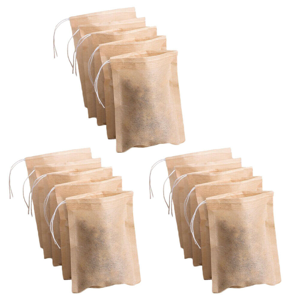 300 Pack Tea Filter Bags Safe & Natural Material Suitable for Loose Leaf Tea