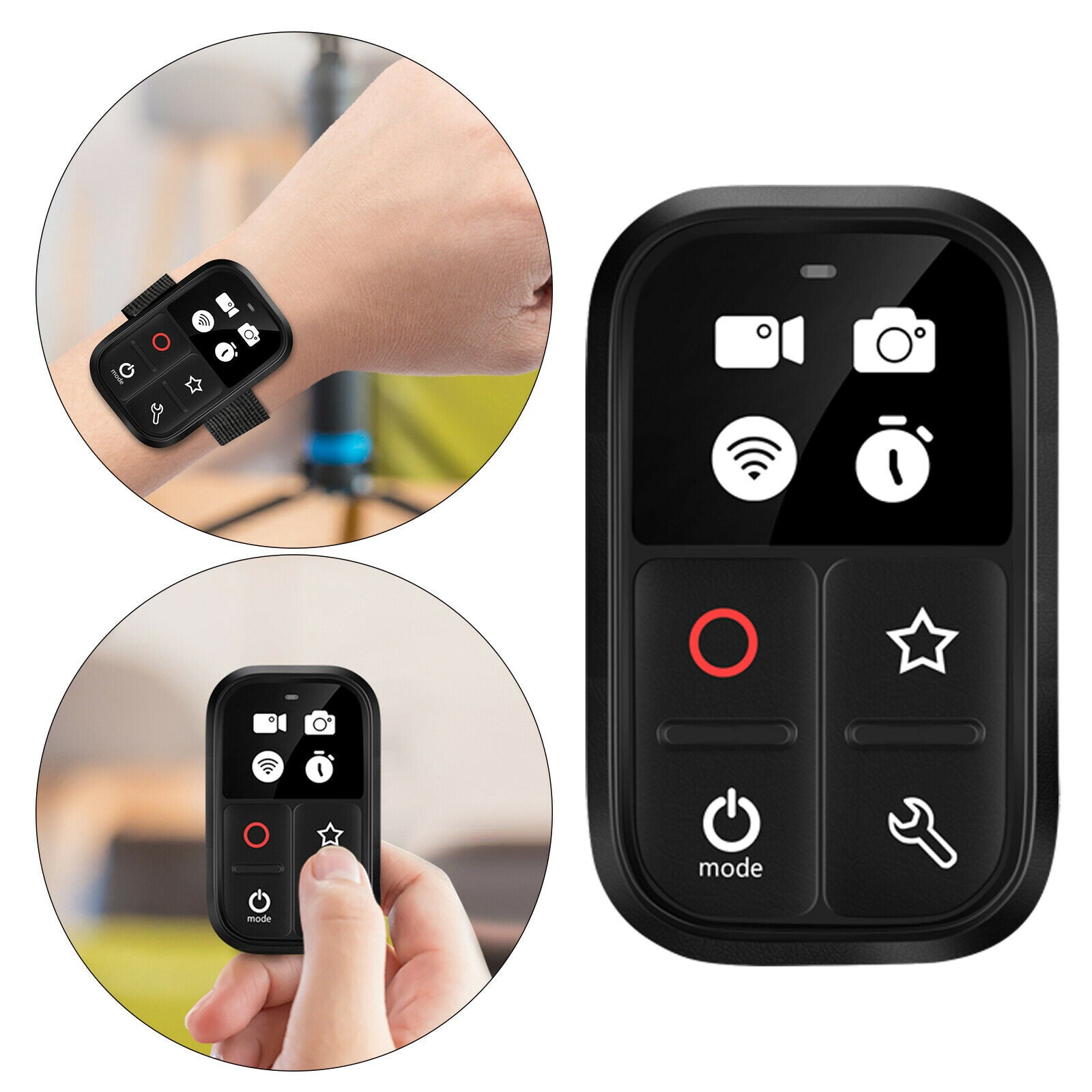Waterproof Smart WIFI Remote Control for GoPro HERO 8/9/Max Camera