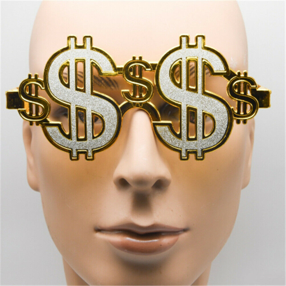 Fool Day Halloween Funny Glasses Dollar Symbol Glasses Decoration ToysDD