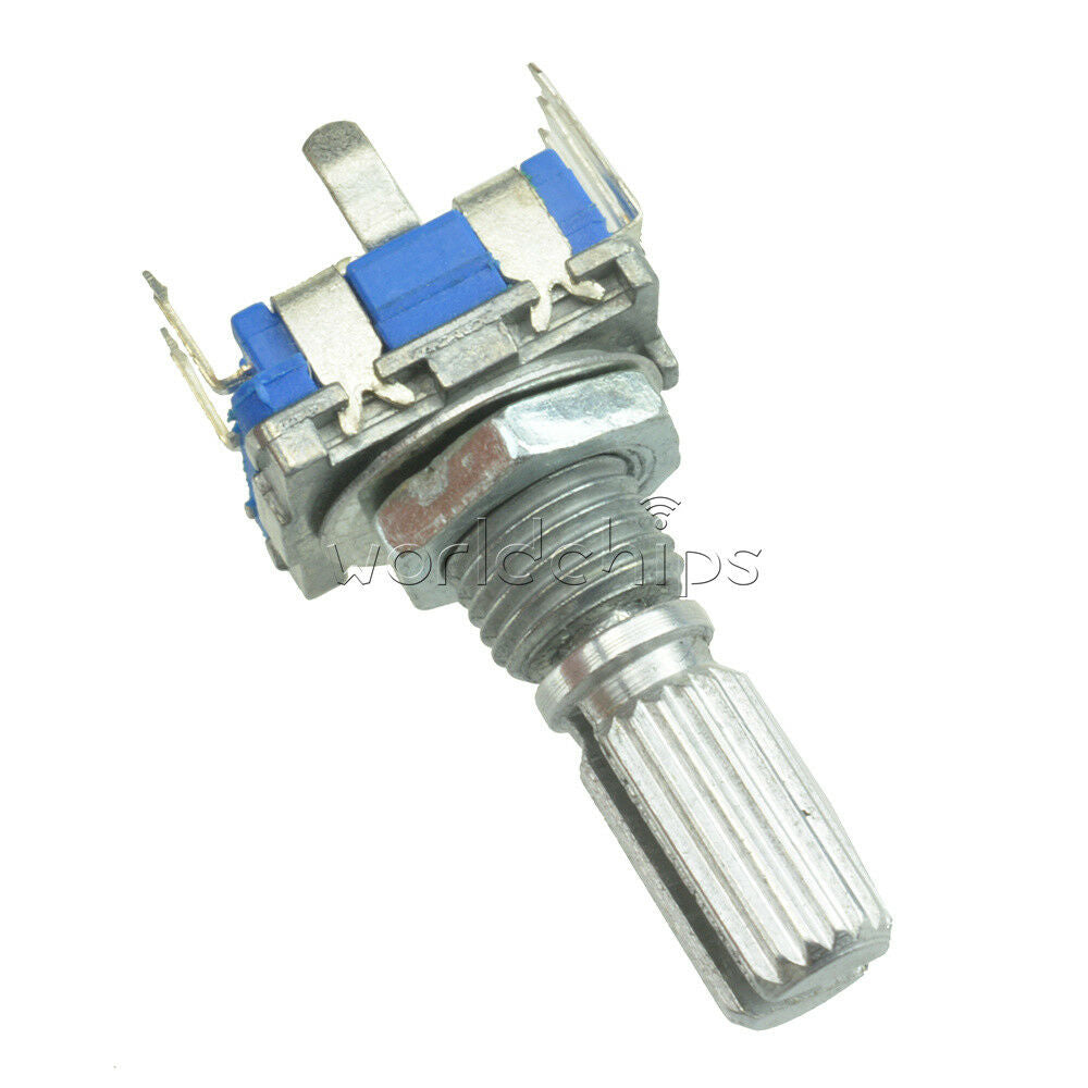 10PCS Digital EC11 Rotary Encoder Audio Potentiometer with Switch Handle 20mm