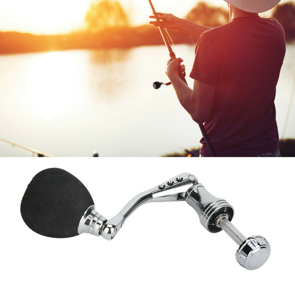 Fishing Reel Handle Knob EVA Metal Rocker Arm Spinning Reel Handle Replacement