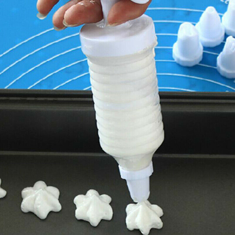 8PCS/Set Cookie Biscuit Making Maker Pump Press Machine Decor Kitchen Mol.l8