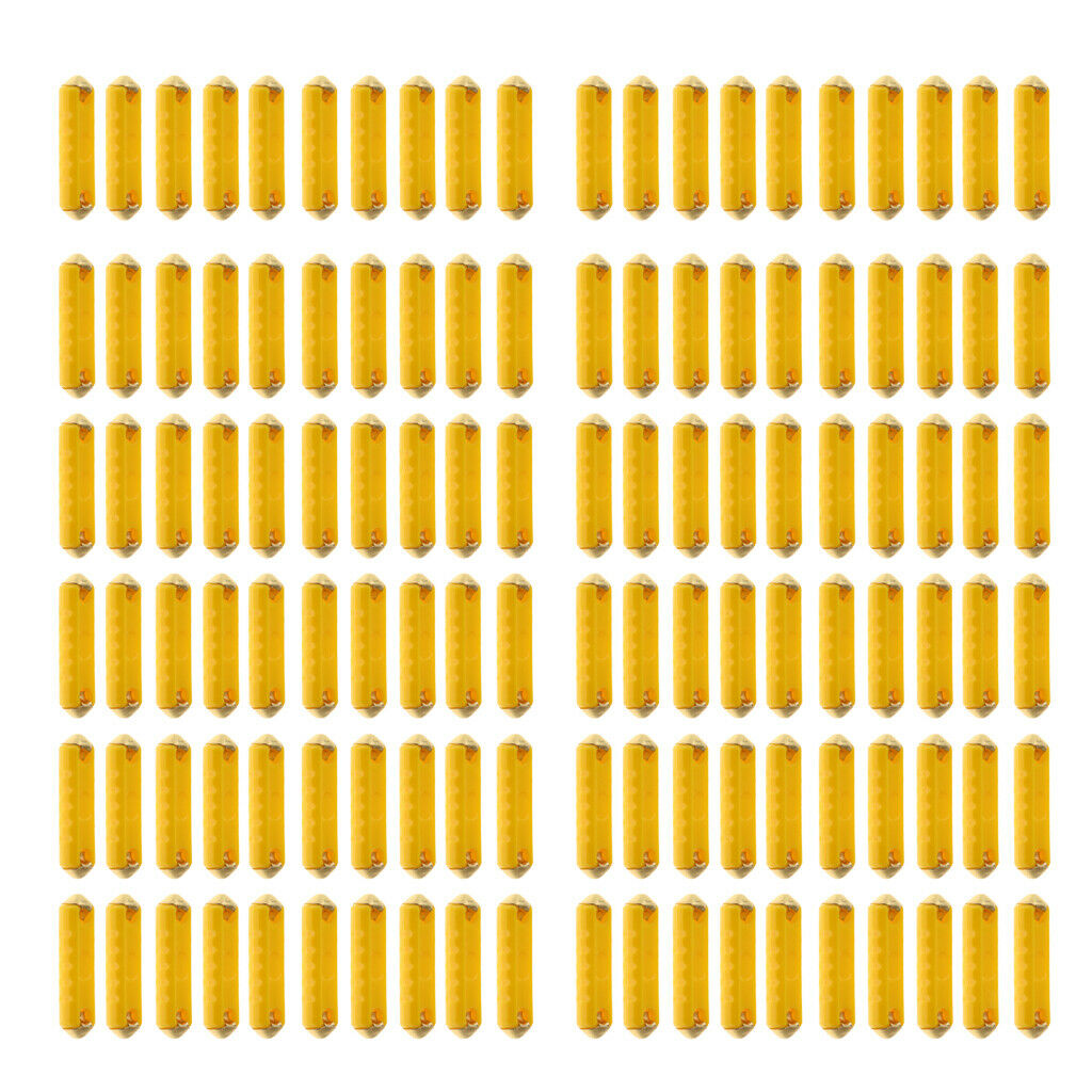 Pack of 100 5A Car Auto Standad Bullet Ceramic ATS BGC Fuses