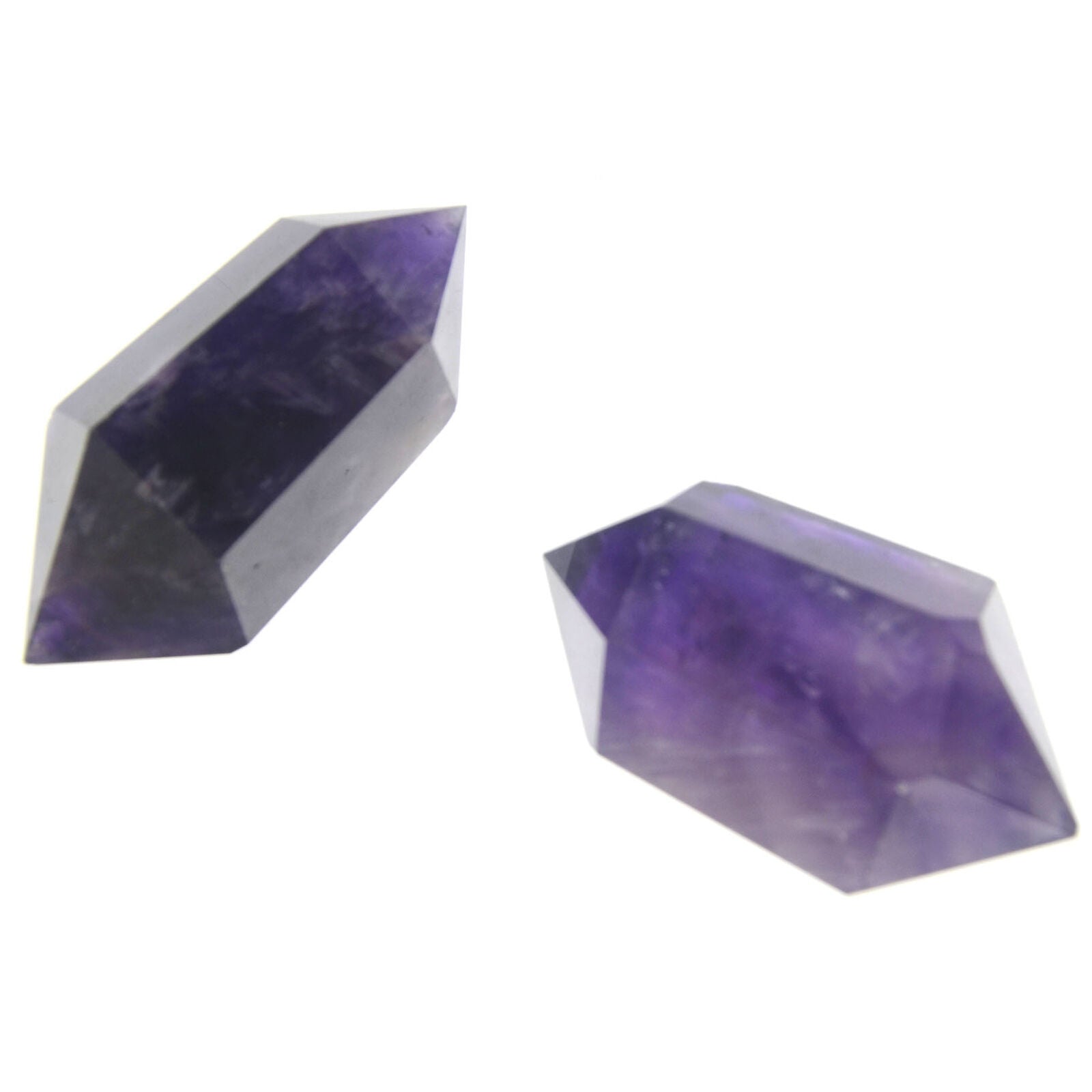Natural Purple Amethyst Quartz Crystal Point Wand Obelisk Healing Tower 4-5cm