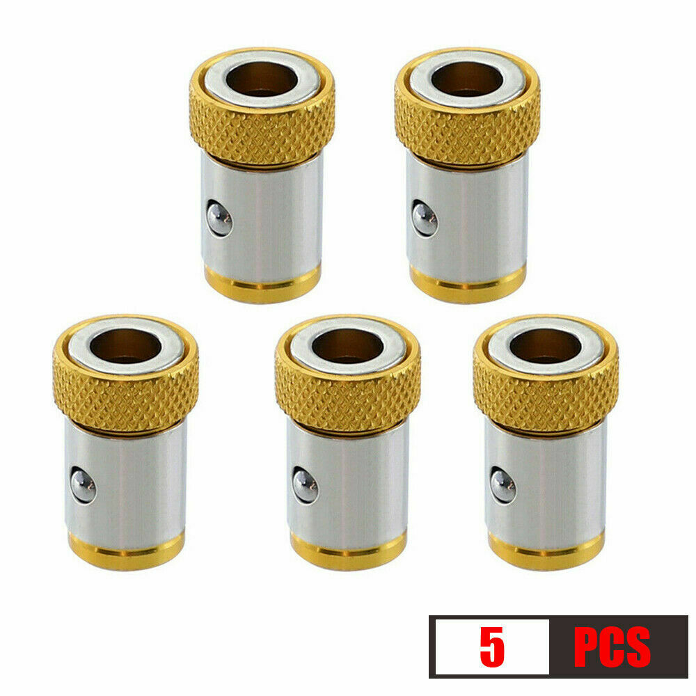 5x Magnetic Drywall Bit Holder 1/4" Hex Drive Shank Drill Screw Driver USA