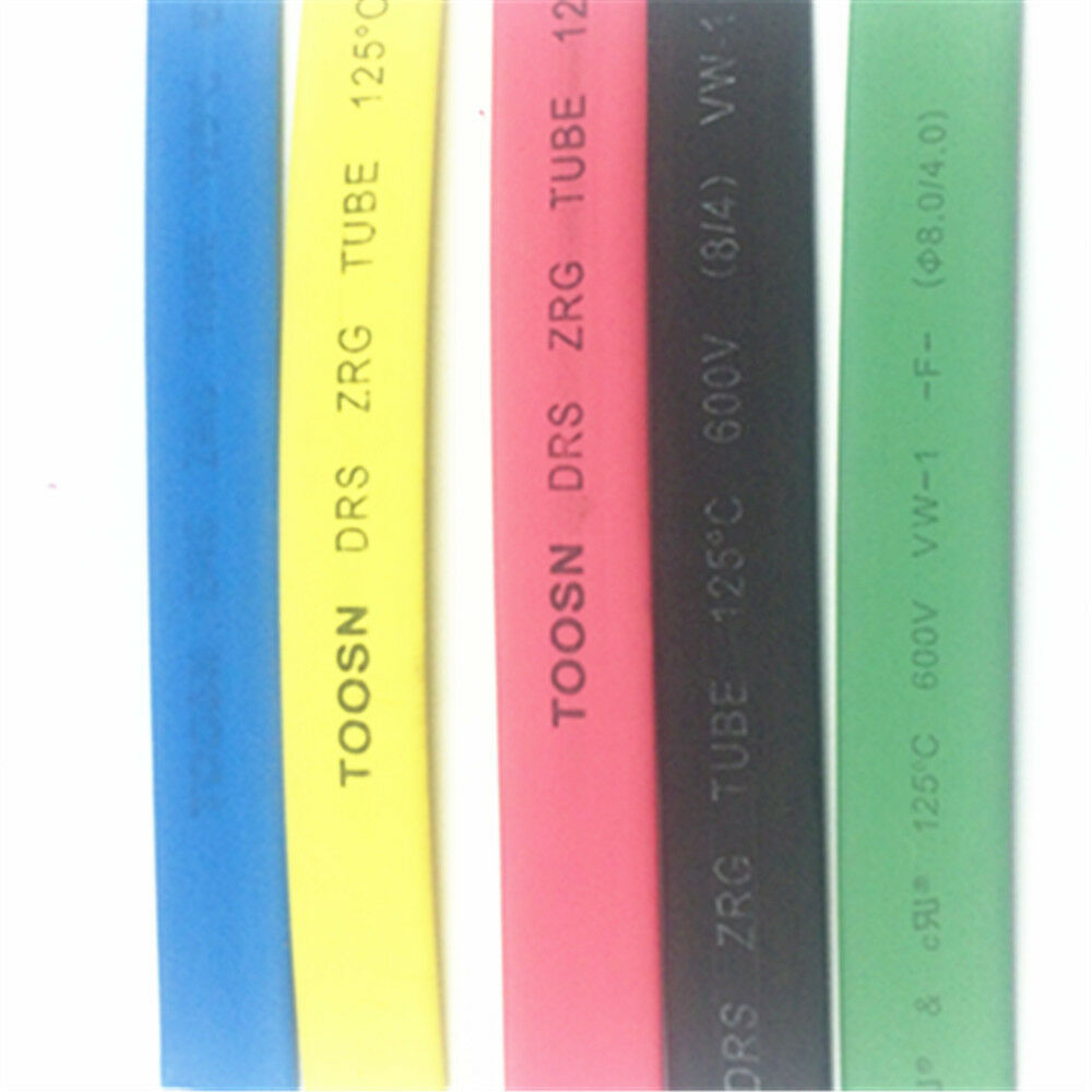 Heat Shrink Tubing Wire Cable Wrap Insulation 5m Multicolo 11mm Inner Diameter