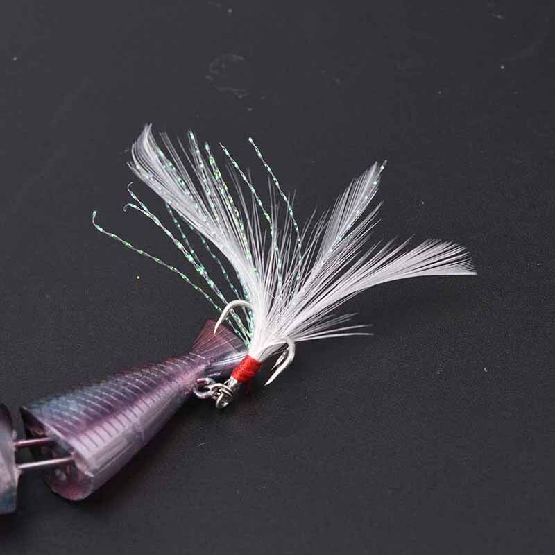 8cm 11.5g fishing lure hard bait artificial popper crankbait wobbler bait .l8