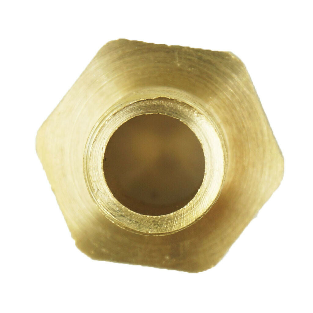 4Pc Brass Barbed Fitting Threaded Coupler Joint Connector 1/2-1/4", 1/2-1/8
