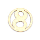 1 Set Number 1-31 Wooden Craft Pendant Small Ornament Wall Home Decor DIY