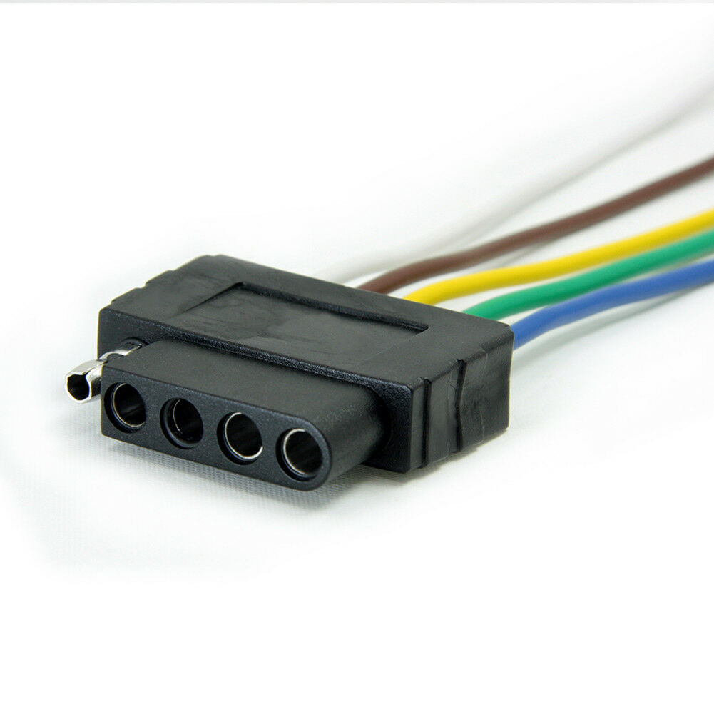 Vehicles Trailer Light Wiring Harness Extension Wire Connector 5 Pin Adapter 36"