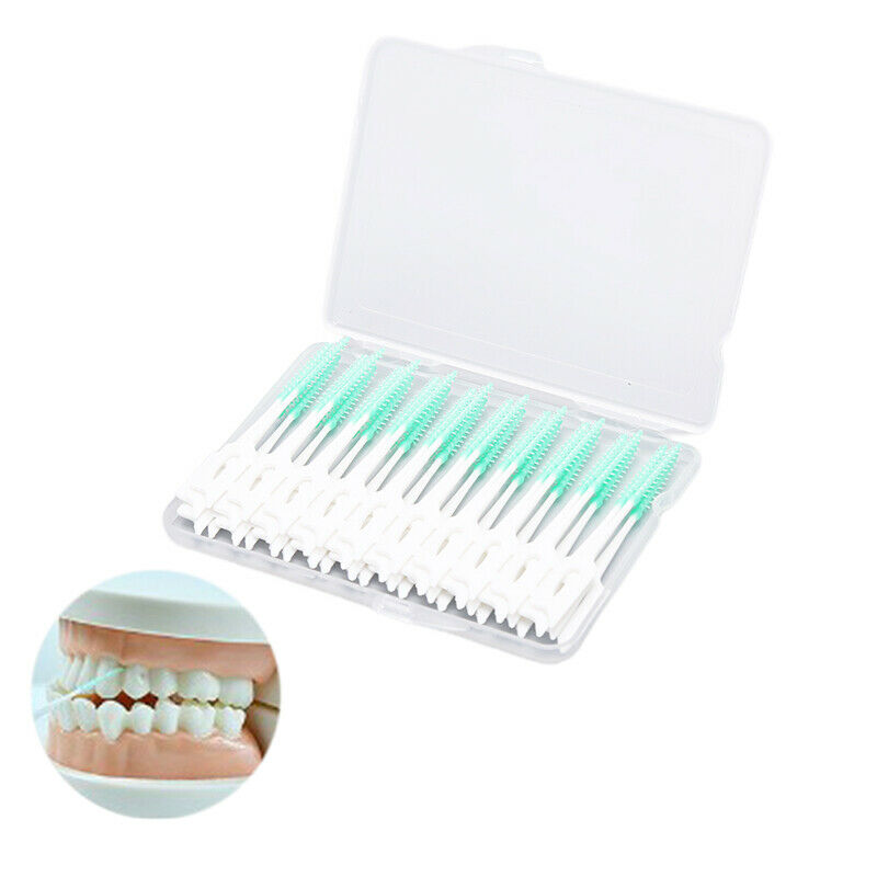 Interdental Teeth Stick Brush 40pcs Oral Clean Care Picks Dental   BrushB.l8
