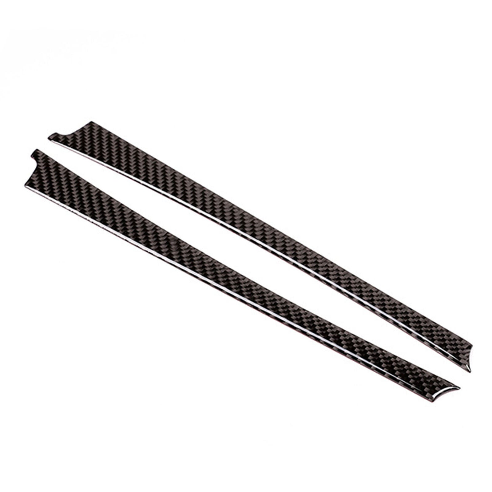 2Pcs For Mercedes-Benz C Class W204 07-13 Carbon Fiber Console Side Cover Trim