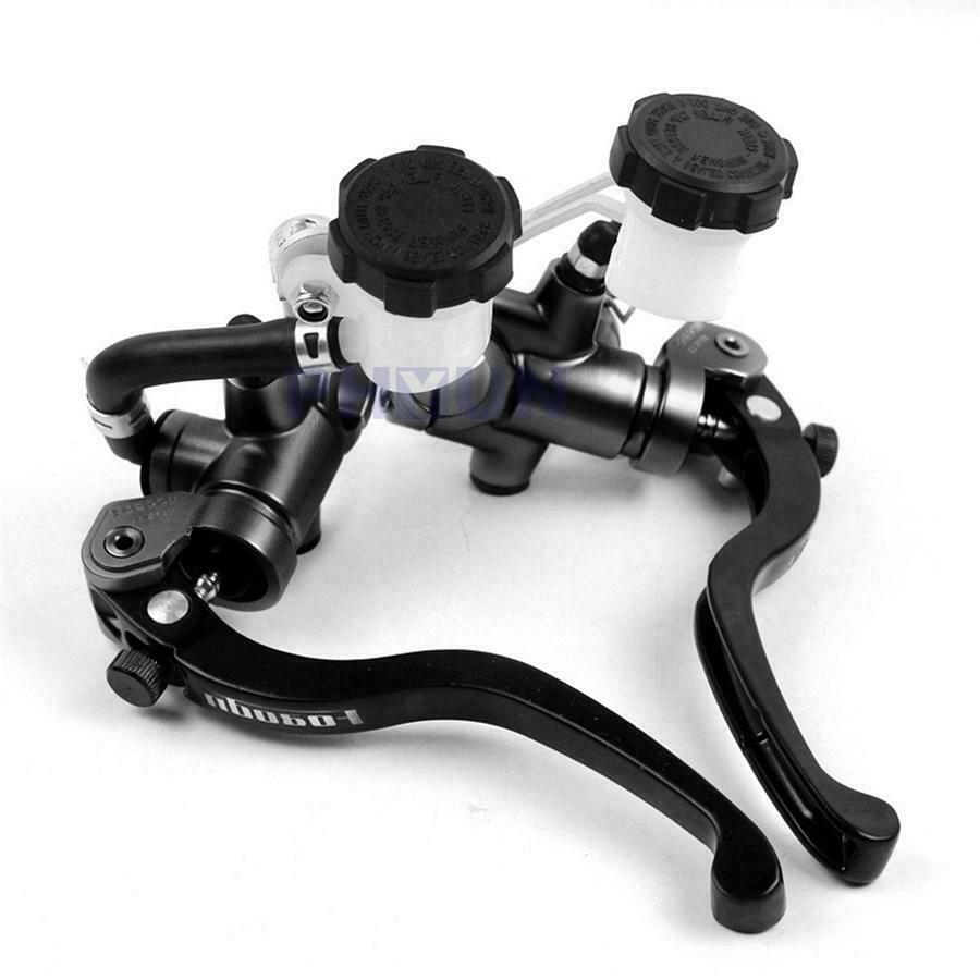 Pair Master Cylinder Brake Control Clutch Lever For Yamaha Kawasaki Suzuki CNC